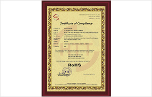 捷凱雙色模具Rohs認(rèn)證